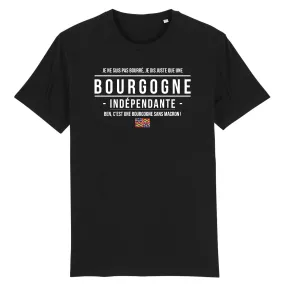Pas Bourré Bourgogne Indépendante - T-shirt cadeau humour - Coton bio - Imprimé fr