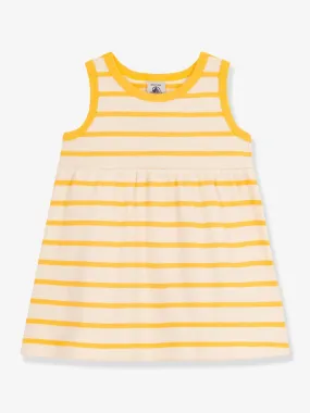 Robe sans manches en coton bio PETIT BATEAU beige - Petit Bateau