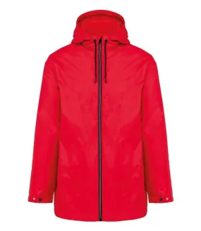 Veste doublure micropolaire - Unisexe - K6153 - rouge